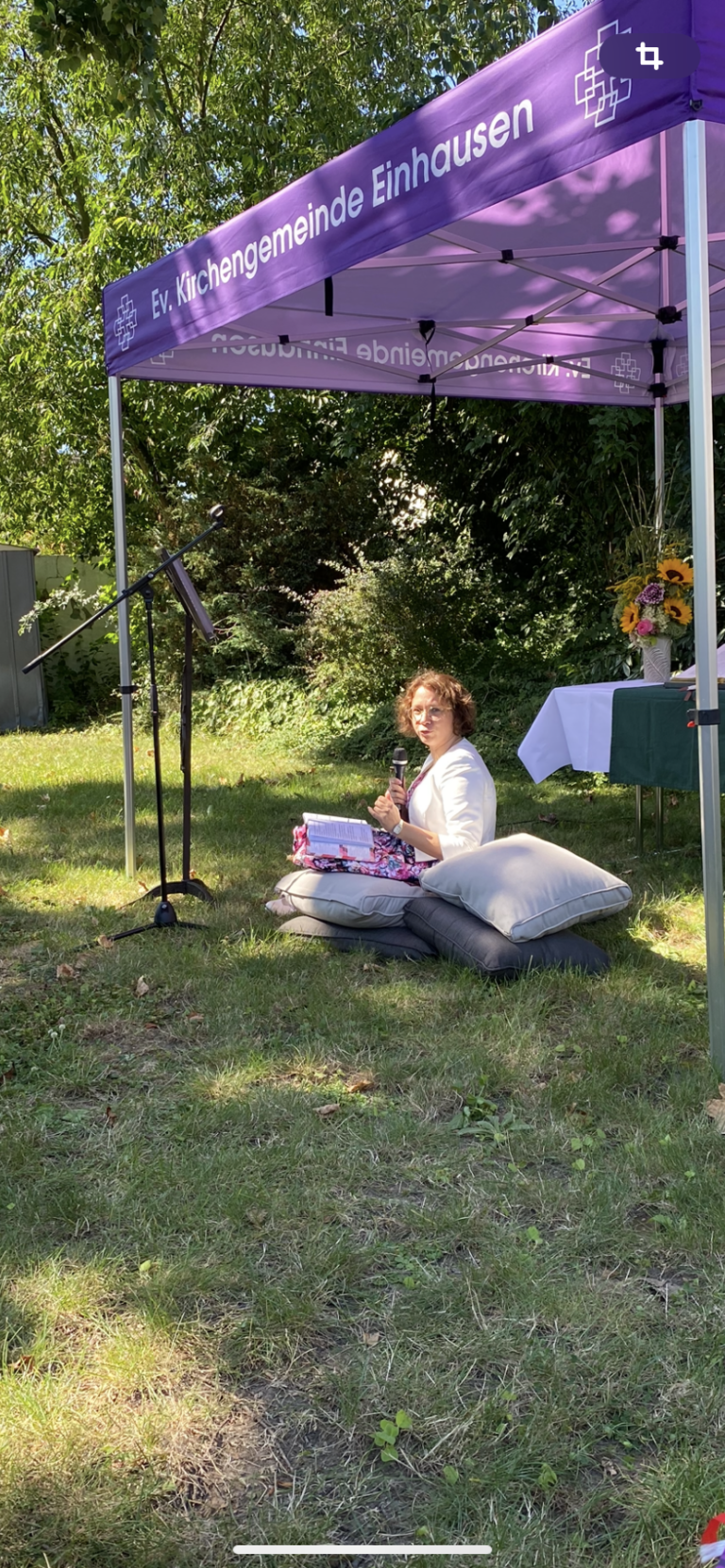Gottesdienst im Kirchgarten