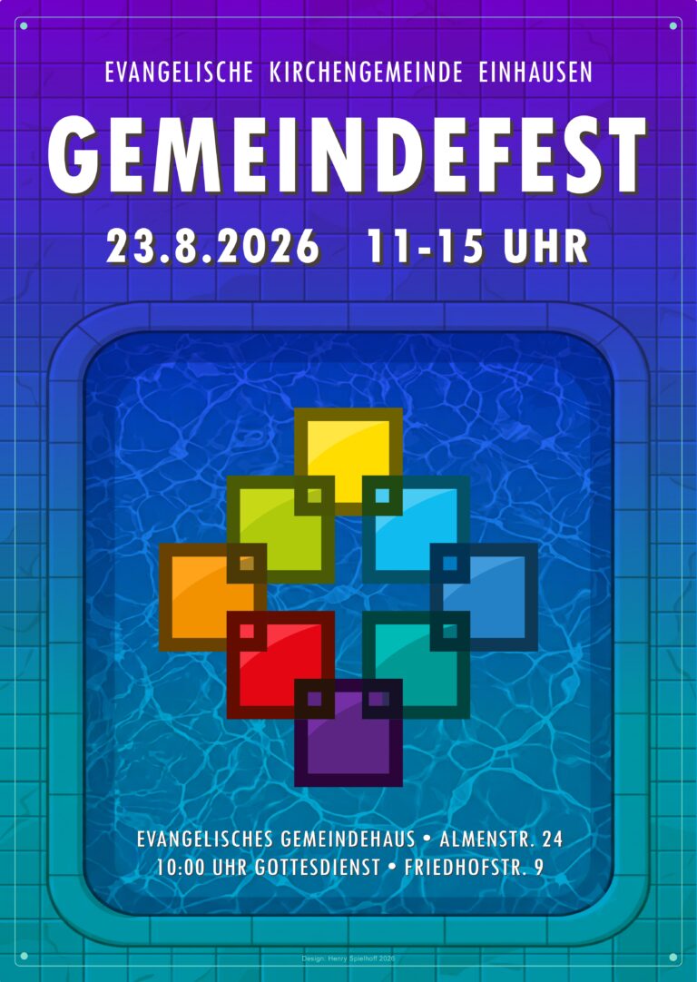 Gemeindefest am 23.August 2026